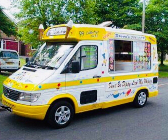 mercedes ice cream van for sale